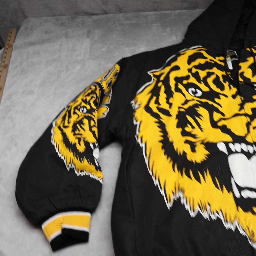 Grambling State Tigers Jacket Mens XL Gallop Black Bomber USA Made VTG Rare USA - Picture 2 of 15